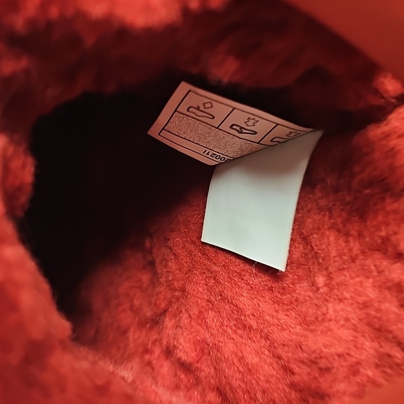 UGG Super Fluff Genuine Shearling Slingback Slipper Size 12 - Picture 8 of 11